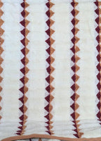 Bath Large Size, 485 GSM Quick Dry Bath Towel, 70 x 140cm Diamond Design Cream, Terry Cotton Bath Towels for Men, Women & Kids, Gym Towel, for Everyday Use