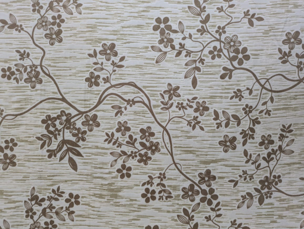 Italian Jacquard King Size Jumbo Bedsheet - Brown