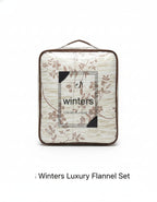 Italian Jacquard King Size Jumbo Bedsheet - Brown