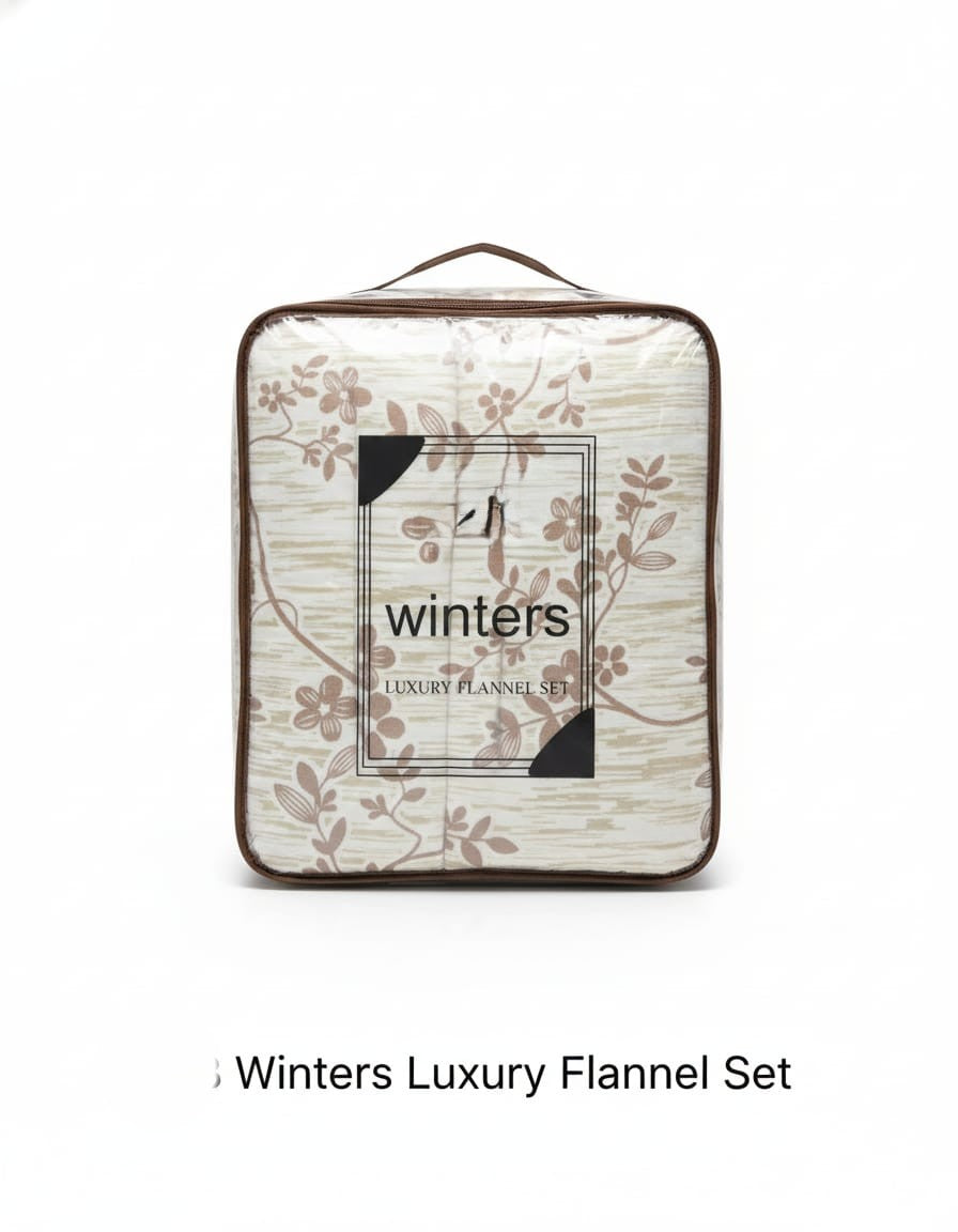 Italian Jacquard King Size Jumbo Bedsheet - Brown