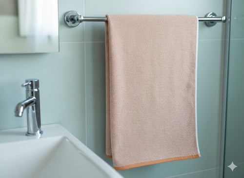 Cotton Bath Towel, Super Soft and Water Absorbent, 400 GSM, Pack of 1 (Orange)