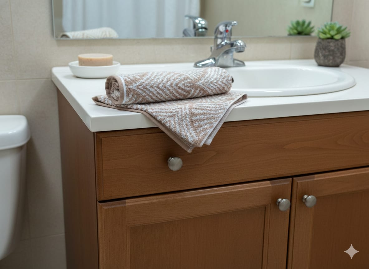 Cotton Bath Towel, Super Soft and Water Absorbent, 400 GSM, Pack of 1 (Light Brown)