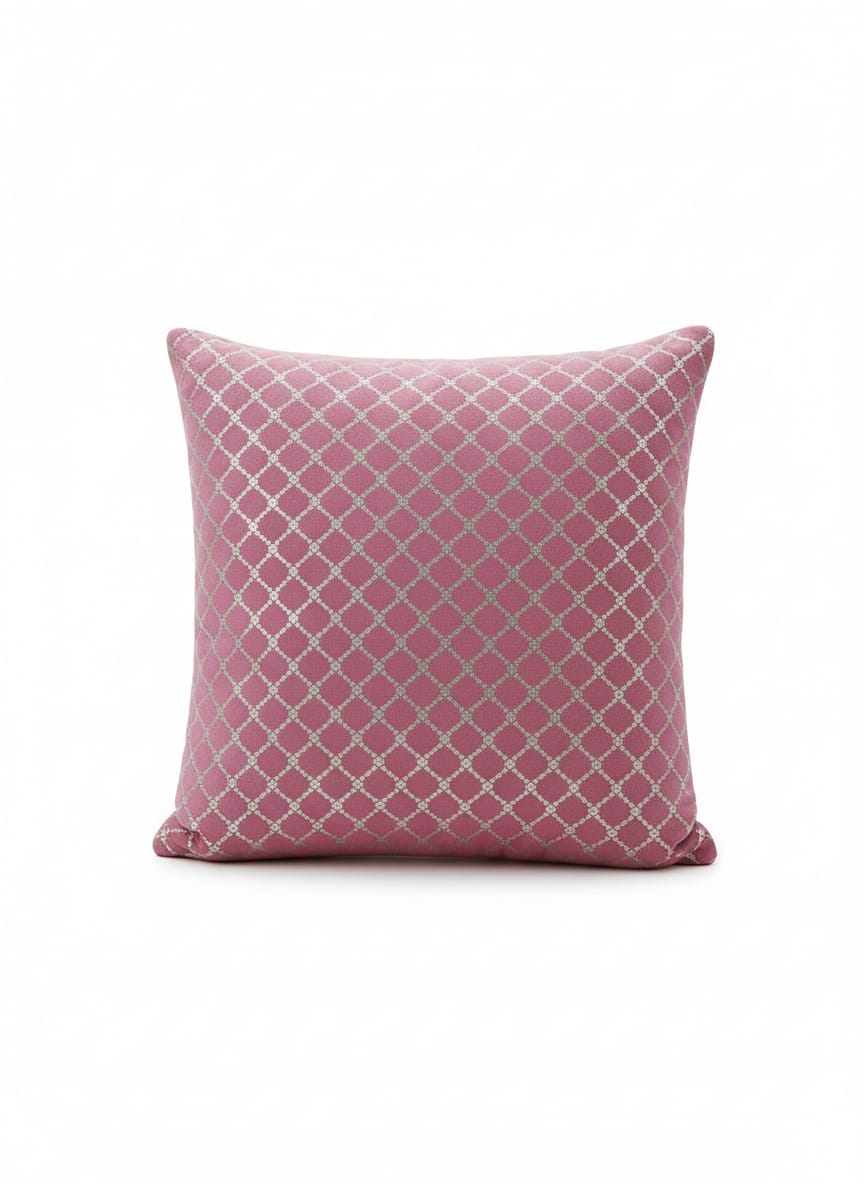 Premium Soft Fabric 18" Cushion Covers - Set of 6 - Pink