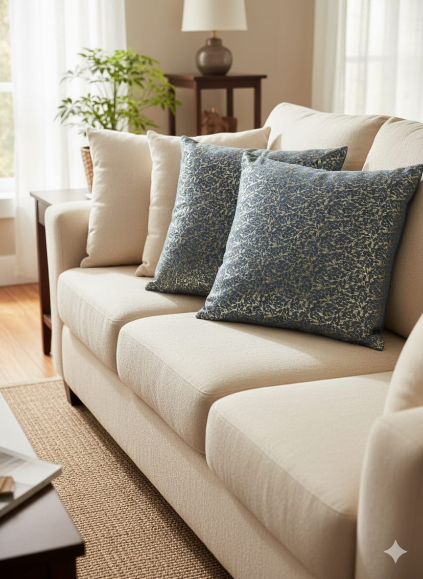 Premium Soft Fabric 18" Cushion Covers - Set of 6