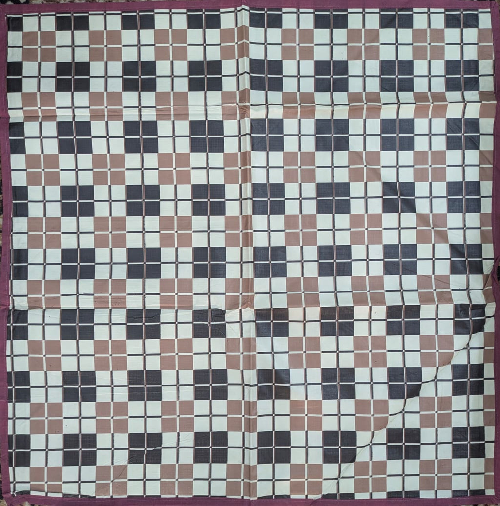 Waterproof Bed Server/Food Mat/Bedsheet Protector/Reversible in 3 Layered Heavy Material Bed Server (36 X 36 Inches) - Multicolor