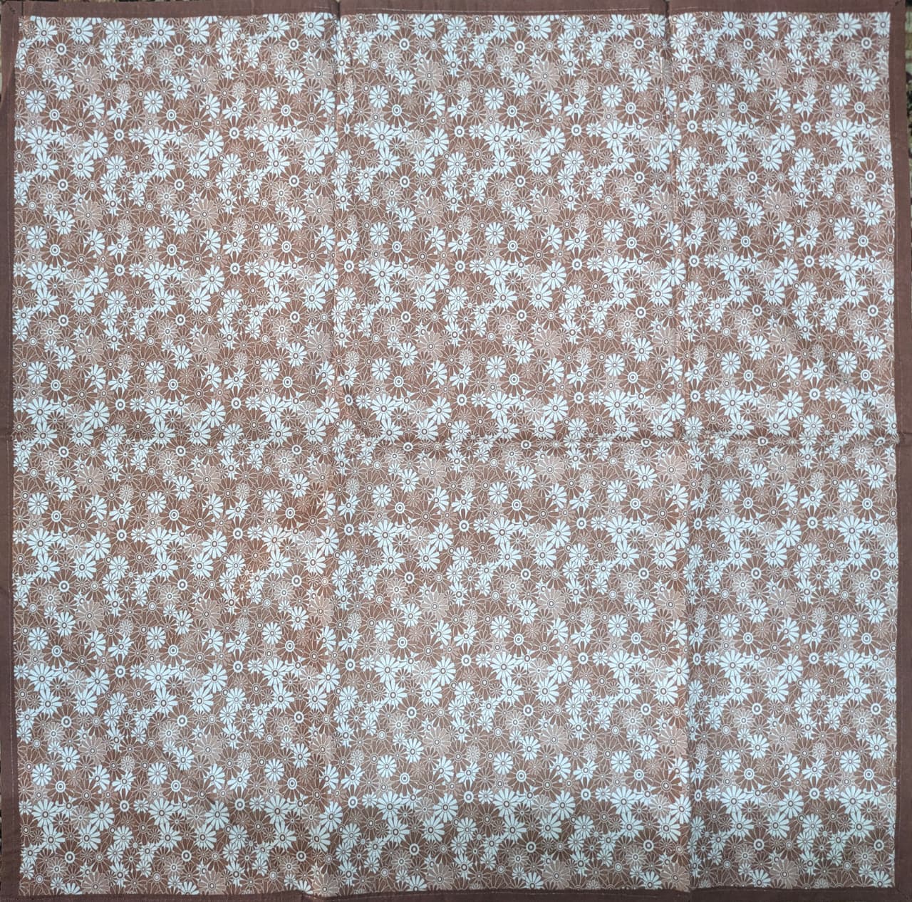 Waterproof Bed Server/Food Mat/Bedsheet Protector/Reversible in 3 Layered Heavy Material Bed Server (36 X 36 Inches) - Multicolor (