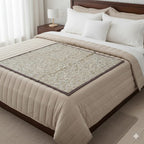 Waterproof Bed Server/Food Mat/Bedsheet Protector/Reversible in 3 Layered Heavy Material Bed Server (36 X 36 Inches) - Multicolor