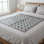 Waterproof Bed Server/Food Mat/Bedsheet Protector/Reversible in 3 Layered Heavy Material Bed Server (36 X 36 Inches) - Multicolor