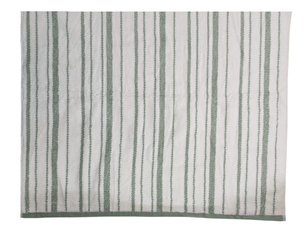 Cotton Bath Towel, Super Soft and Water Absorbent, 400 GSM, Pack of 1 (White & Grey)