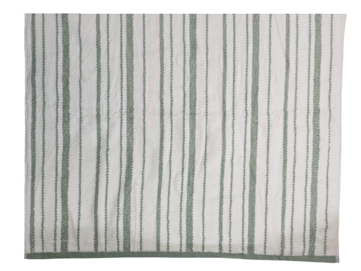 Cotton Bath Towel, Super Soft and Water Absorbent, 400 GSM, Pack of 1 (White & Grey)