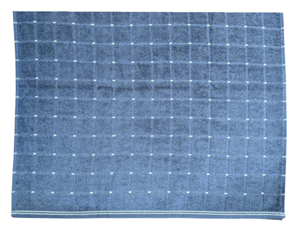 Cotton Bath Towel, Super Soft and Water Absorbent, 400 GSM, Pack of 1 (Blue)
