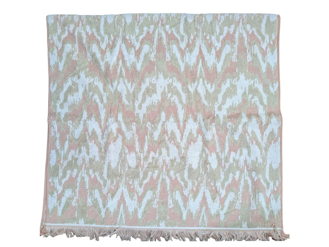 Cotton Bath Towel, Super Soft and Water Absorbent, 400 GSM, Pack of 1 (Cream)